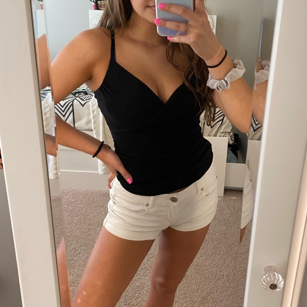 White House Black Market Ruched Tank